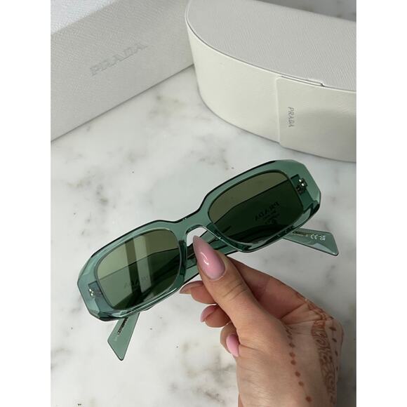 NEW Prada PR17WS Symbole Sunglasses in Sage Green - Picture 8 of 8